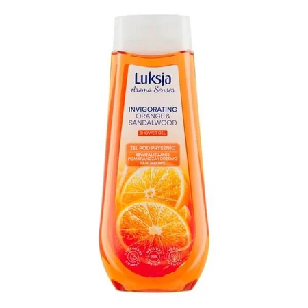 Luxja Aroma Senses, gel de ducha, revitalizante naranja y sándalo, 500 ml