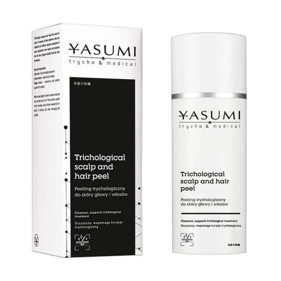 Yasumi Trycho&amp;medical, trichologische scrub voor hoofdhuid en haar, 50 ml