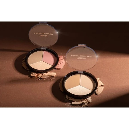 Pierre Rene Powder Contouring, paleta de polvos para contornear el rostro, nº. 01, 23 g