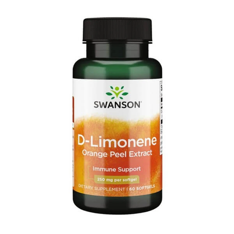 Swanson D-Limonene Orange Peel Extract, gélules, 60 pcs.