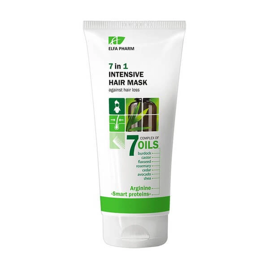 Elfa Pharm Mascarilla Capilar Intensiva, 7en1 mascarilla intensiva contra la caída del cabello, 200 ml
