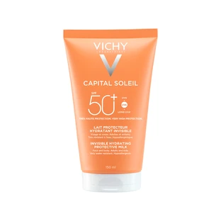 Vichy Capital Soleil, Schutzmilch SPF50+ für Gesicht und Körper, 150 ml