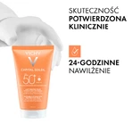 Vichy Capital Soleil, Schutzmilch SPF50+ für Gesicht und Körper, 150 ml