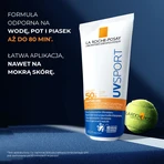 La Roche-Posay Anthelios UVSPORT, leche protectora, muy alta protección FPS 50+, 200 ml