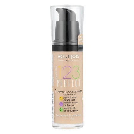 Bourjois 1, 2, 3 Perfect, medium coverage face primer, 51 Light Vanilla, 30 ml