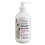 Over Zoo, conditioner voor honden met wit en licht haar, 240 ml