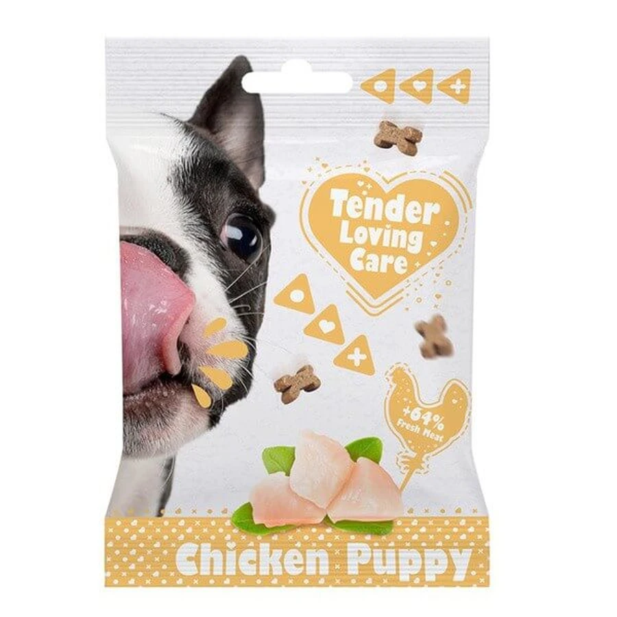Tender Loving Care Puppy Chicken, soft puppy treats with chicken, 100 g
