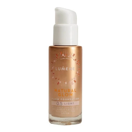 Lumene Natural Glow, fond de teint illuminateur SPF 20, 0.5 Light, 30 ml