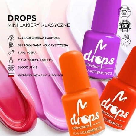 Maga Cosmetics, Teen Drops Rockstar V.03, nail polish set, 6 x 6 ml