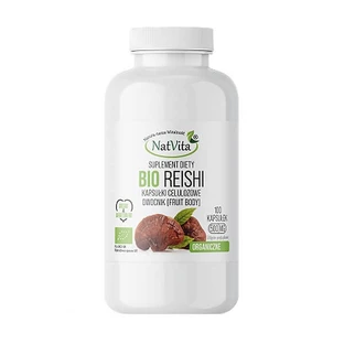 NatVita Bio Reishi, cápsulas, 100 uds.
