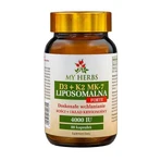 My Herbs D3 + K2 MK-7 Lipozomal, Forte, capsule, 80 buc.