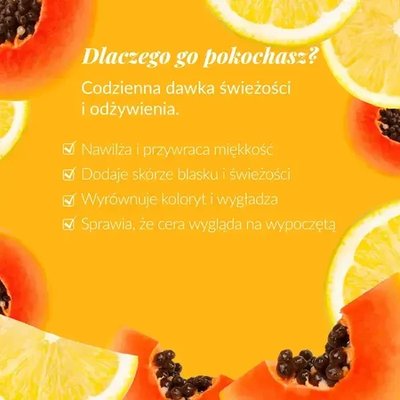 Orientana Hello Papaya, energizing day face cream, 40 ml