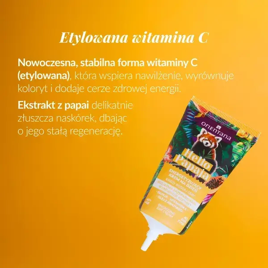 Orientana Hello Papaya, energizing day face cream, 40 ml