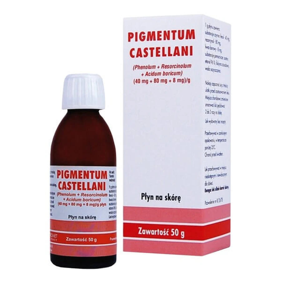 Pigmentum Castellani, liquide pour la peau, 50 g