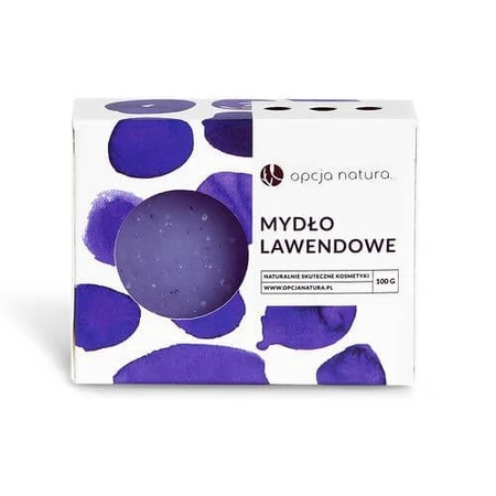 Natura Option, soap, lavender, 100 g