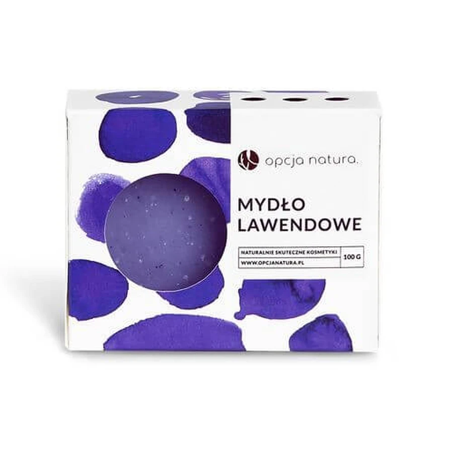 Natura Option, soap, lavender, 100 g