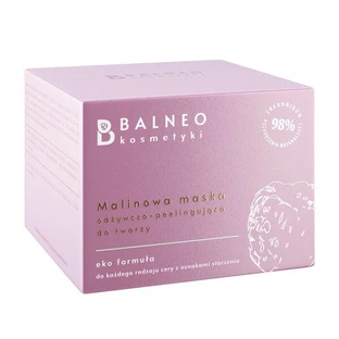 Balneocosméticos, mascarilla facial de frambuesa, nutritiva y exfoliante, 50 ml