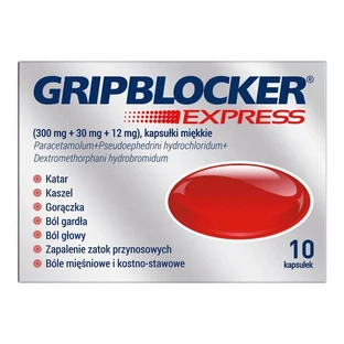 Gripblocker Express, soft capsules, 10 pcs.