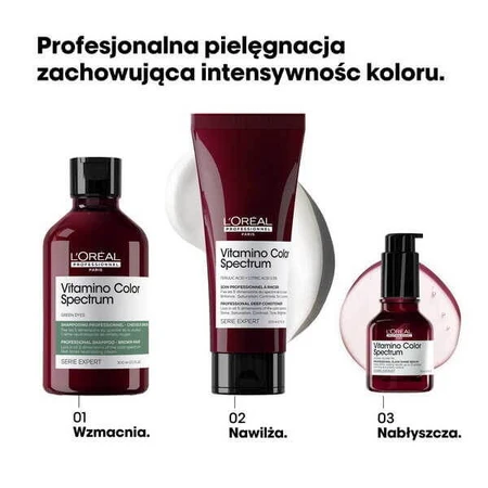 L'Oréal Vitamino Color Spectrum, shampoo to neutralize warm tones in color-treated hair, 300 ml