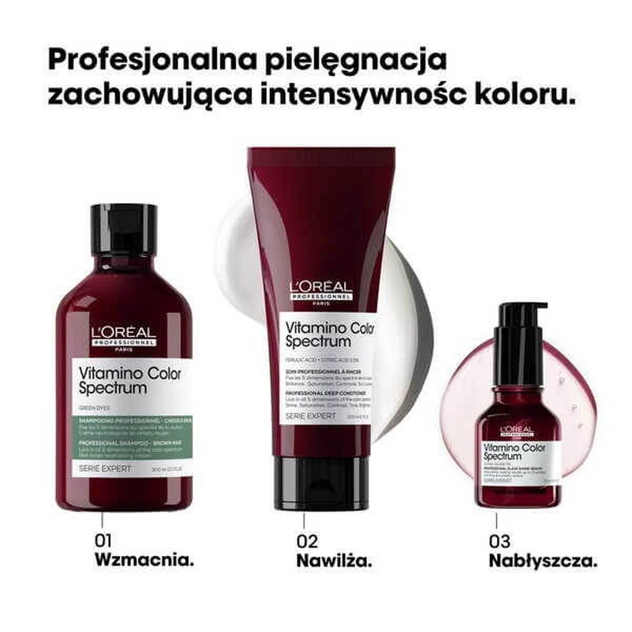 L'Oréal Vitamino Color Spectrum, shampoo to neutralize warm tones in color-treated hair, 300 ml