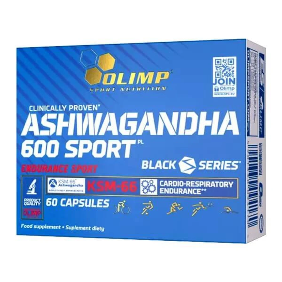 Olimp Ashwagandha 600 Sport, gélules, 60 pcs.