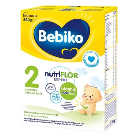 Bebiko 2 NutriFlor Expert, opvolgmelk voor zuigelingen vanaf 6 maanden, poeder, 550 g