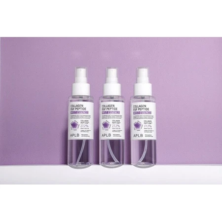 APLB Collagen EGF Peptide Mist Essence, facial mist-essence with collagen and EGF peptides, 105 ml.