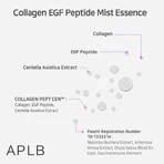 APLB Collagen EGF Peptide Mist Essence, facial mist-essence with collagen and EGF peptides, 105 ml.