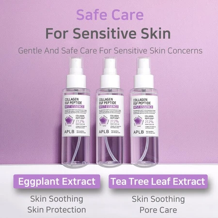 APLB Collagen EGF Peptide Mist Essence, facial mist-essence with collagen and EGF peptides, 105 ml.