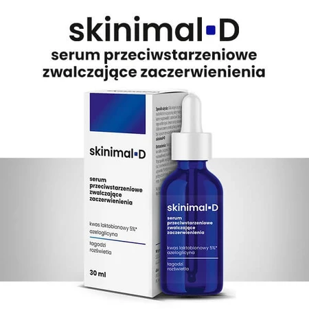Skinimal D, Anti-Aging-Serum zur Bekämpfung von Rötungen, 30 ml