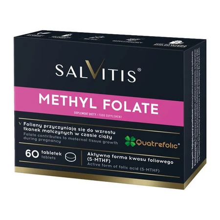 Salvitis Methyl Folate (Methyl Folate), comprimés pelliculés, 60 pièces.
