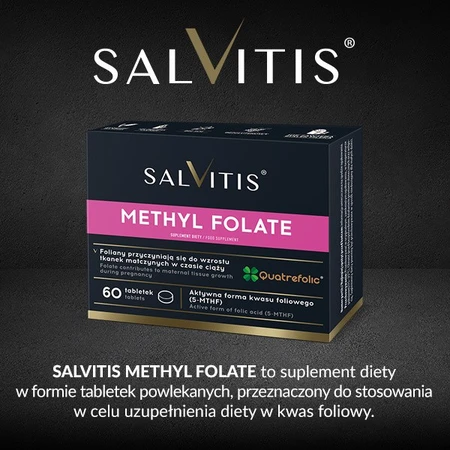 Salvitis Methyl Folate (Methyl Folate), comprimés pelliculés, 60 pièces.
