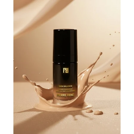 Pierre Rene, waterproof en dekkende foundation Fluid Skin Balance No. 20 Clear Light, 30 ml