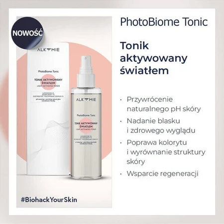 Alkmie PhotoBiome, licht-geactiveerde tonic, 100 ml