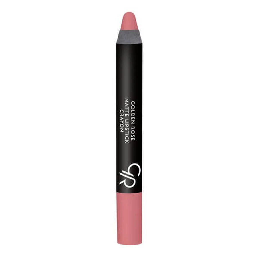 Golden Rose Matte Crayon Lipstick, matter Lippenstift in Buntstiftform, 22, 3,5 g