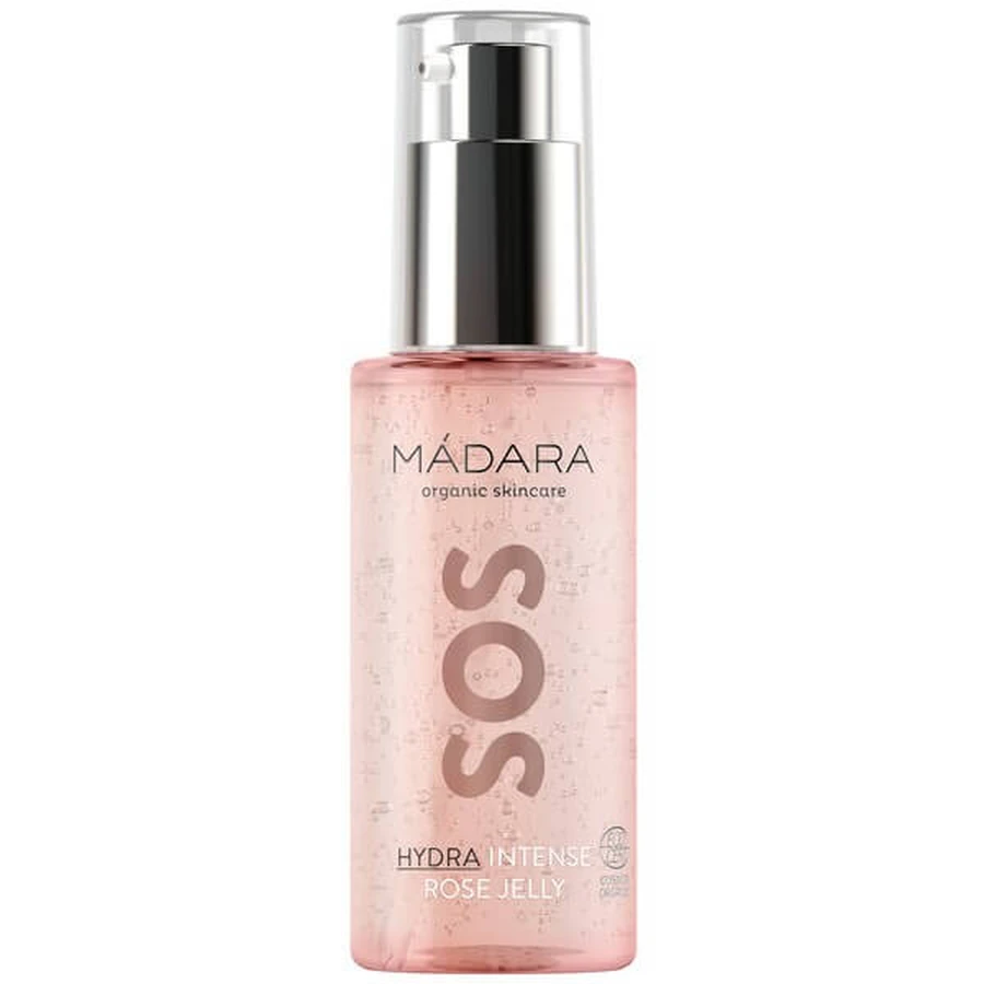 Madara SOS Hydra Intense Gelée de Rose, gel de rose pour le visage, 75 ml