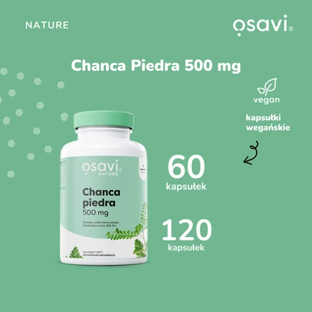 Osavi Chanca piedra 500 mg, harde capsules, 120 st.