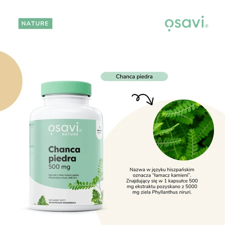 Osavi Chanca piedra 500 mg, harde capsules, 120 st.