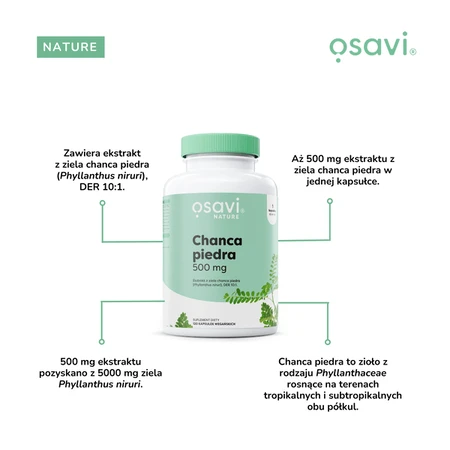 Osavi Chanca piedra 500 mg, harde capsules, 120 st.