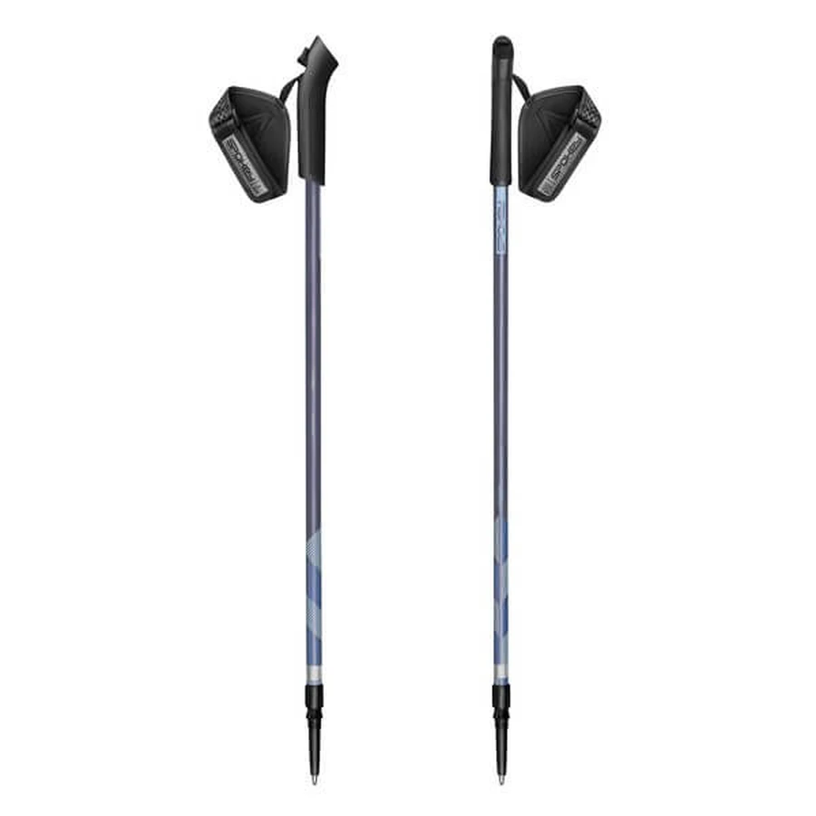 Spokey Cloud Nordic Walking, telescoopstokken, blauw, 2 stuks.