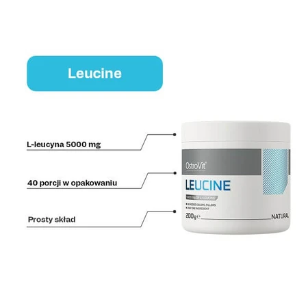 OstroVit Leucin, Pulver, 200 g