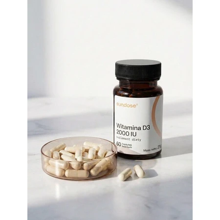 Sundose Vitamin D3 2000 IU, capsules, 60 pcs.