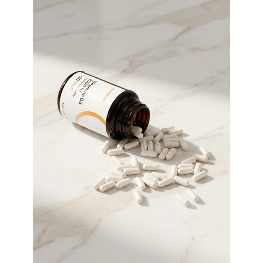 Sundose Vitamin D3 2000 IU, capsules, 60 pcs.