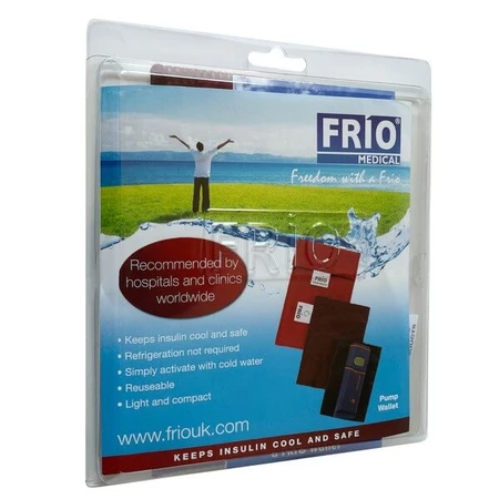 Frio Pump, thermische bewaarkoffer voor insulinepomp, kastanjebruin, 1 st.