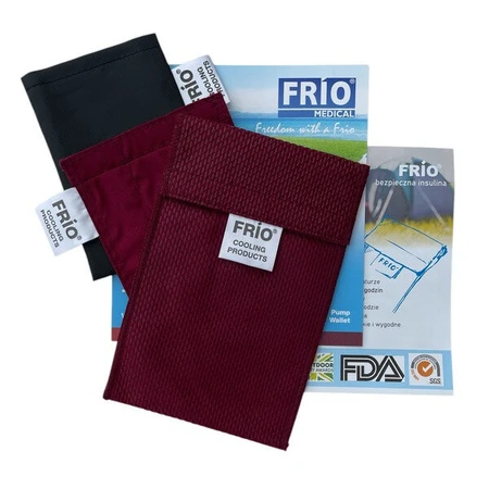 Frio Pump, thermische bewaarkoffer voor insulinepomp, kastanjebruin, 1 st.