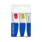 Curaprox Hydrosonic Sensitive, gekleurde opzetborstel voor Hydrosonic, magenta/groen, 2 stuks.