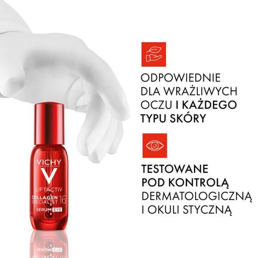 Vichy Liftactiv Collagen Specialist 16, Augenserum, 15 ml