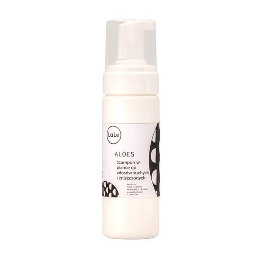 LaLe Aloe vera, Schaumshampoo für trockenes und geschädigtes Haar, 150 ml