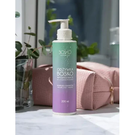 Bosko Cosmetics, Après-shampoing lissant pour les soins quotidiens, 200 ml