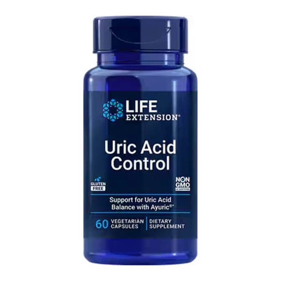Life Extension Urinezuur Controle, capsules, 60 stuks.